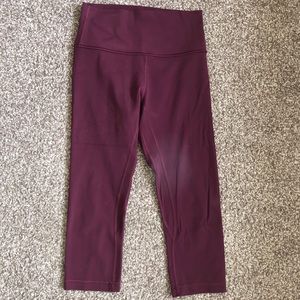 Lululemon Align leggings. 21” crop.
